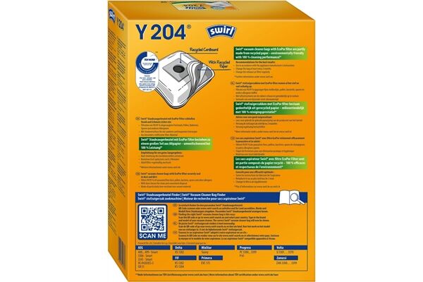Swirl Y 204 MP Plus AirSpace Staubsaugerbeutel