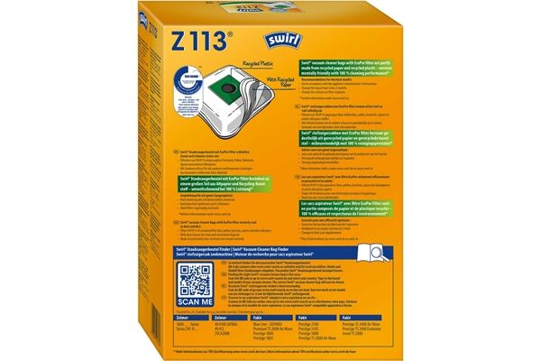 Swirl Z 113 MP Plus AirSpace Staubsaugerbeutel