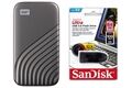 Western Digital MY PASSPORT SSD (1TB)+Ultra USB3.0 64GB