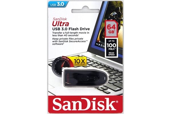 Western Digital MY PASSPORT SSD (1TB)+Ultra USB3.0 64GB