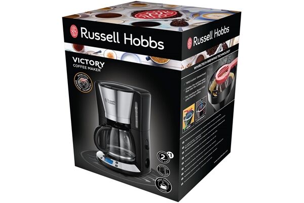 Russell Hobbs Victory Digitale Glas-Kaffeemaschin