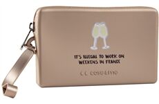 case&me Emily Handgelenktasche Cheers (schwarz)