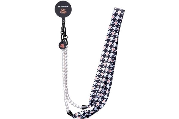 case&me Emily Perlentuchkette Pied de Poule