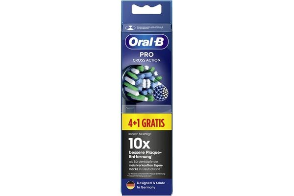 Oral-B Pro CrossAction Schwarz (4er+1)
