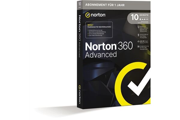 NORTON 360 Advanced (1 Jahr)