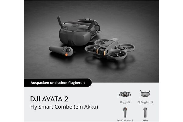 DJI Avata 2 Fly Smart Combo (1 Akku)