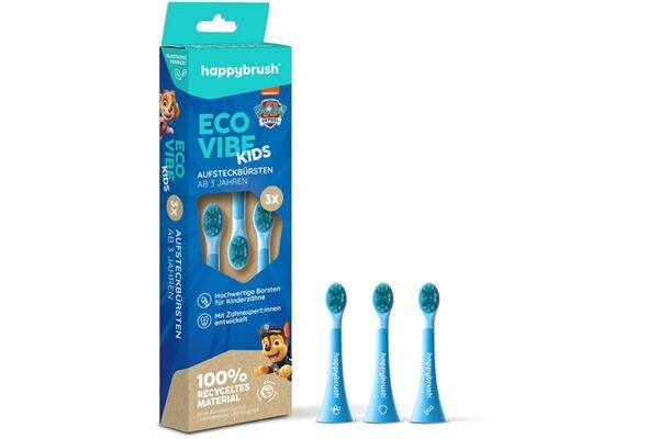 happybrush ECO VIBE KIDS Aufsteckbürsten