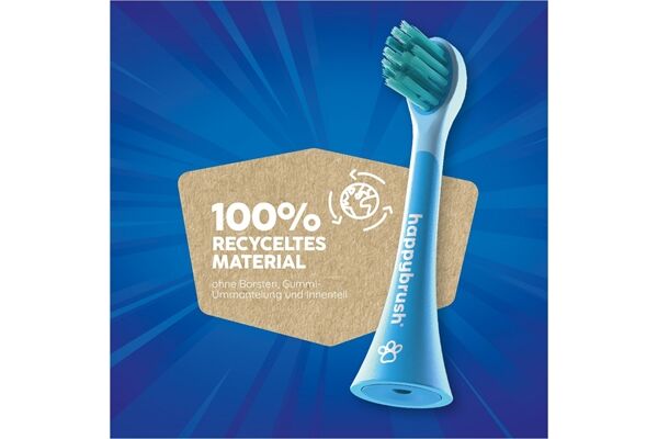 happybrush ECO VIBE KIDS Aufsteckbürsten