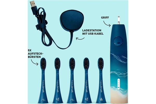 happybrush ECO VIBE 3 Ocean Starterkit