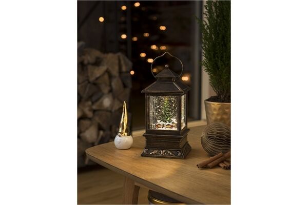 Konstsmide LED Schneelaterne Weihnachtsmarkt, war B-Ware