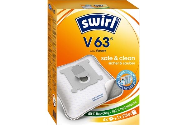 Swirl V 63 Micropor Staubsaugerbeutel