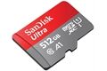 Sandisk microSDXC Ultra (512GB).