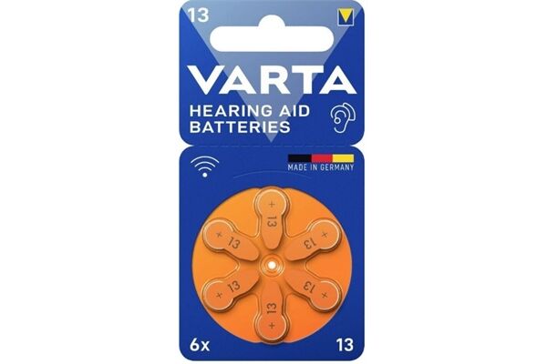 Varta V13 Hörgerätebatterie 6er Blister