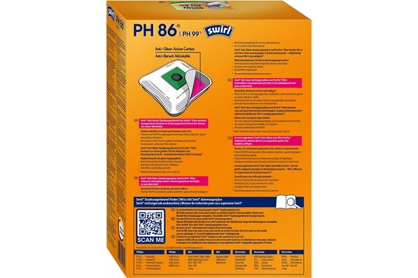 Swirl PH 86 NEUTRALIZAIR Staubsaugerbeutel