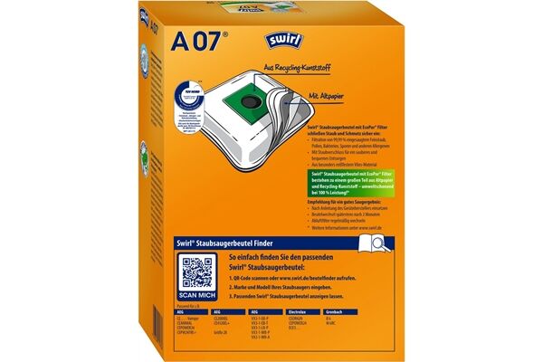 Swirl A 07 MP Plus AirSpace Staubsaugerbeutel