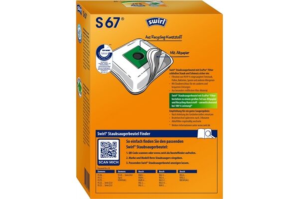 Swirl S 67 MP Plus AirSpace Staubsaugerbeutel