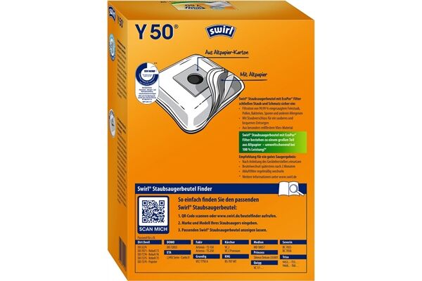 Swirl Y 50 MP Plus AirSpace Staubsaugerbeutel