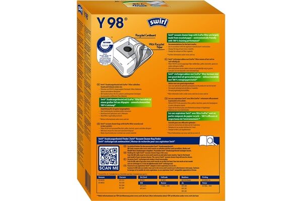 Swirl Y 98 MP Plus AirSpace Staubsaugerbeutel