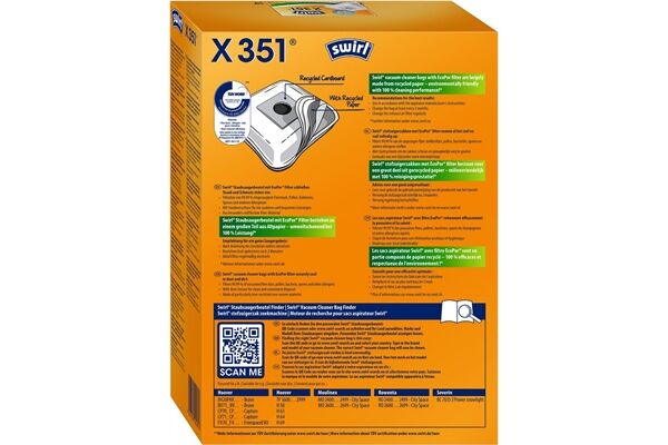 Swirl X 351 MP Plus AirSpace Staubsaugerbeutel