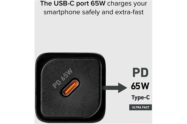 SBS USB-C GaN Mini-Wandladegerät (65W)