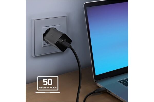 SBS USB-C GaN Mini-Wandladegerät (65W)