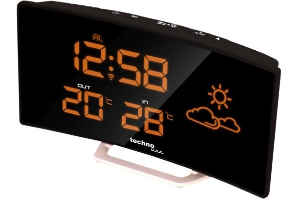 Technoline WS 6832 Schwarz-Silber