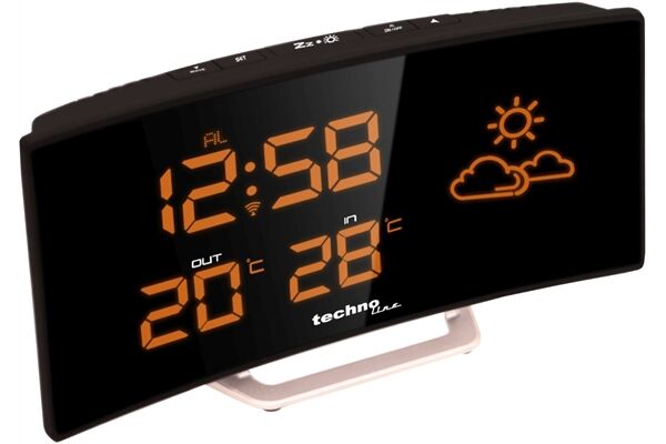 Technoline WS 6832 Schwarz-Silber