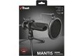 Trust GXT 232 Mantis Streaming Micropho Schwar