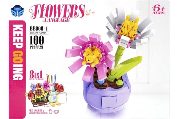 ak trade Flowers Building Set 1