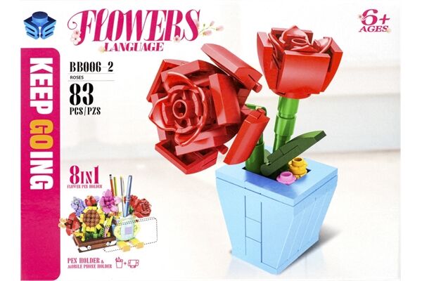 ak trade Flowers Building Set 1