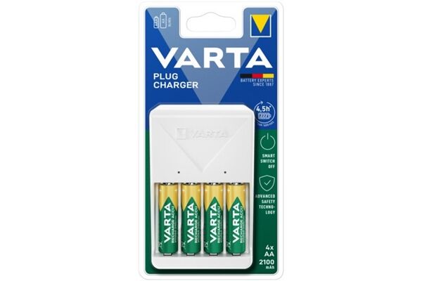 Varta Plug Charger 4xAA (2100mAh)