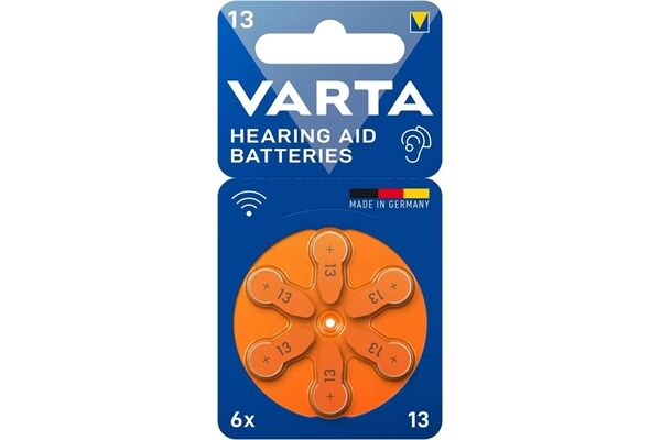 Varta V13 Hörgerätebatterie 6er Blister