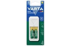 Varta Mini Charger 2xAA Ladegerät 2100mAh (schwarz)
