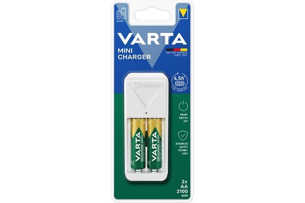 Varta Mini Charger 2xAA Ladegerät 2100mAh