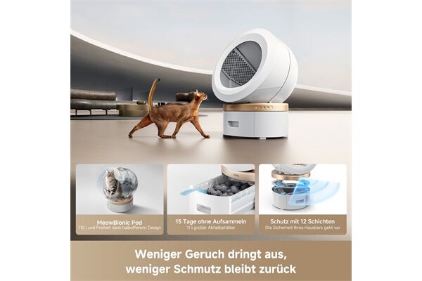 DREAME Mova MeowgicPod LR10 Prime Katzenklo