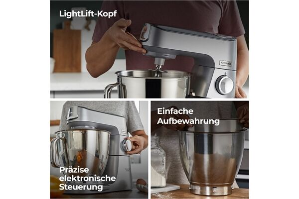 Kenwood Elektro KVL85.594SI Titanium Chef Baker XL B-Ware