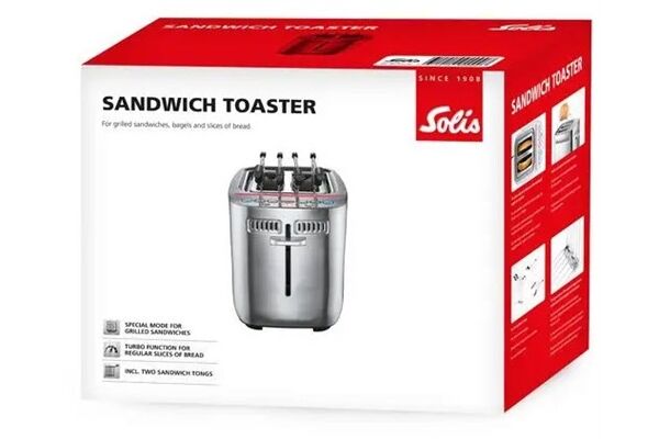 Solis Sandwich Toaster Typ 8003 B-Ware