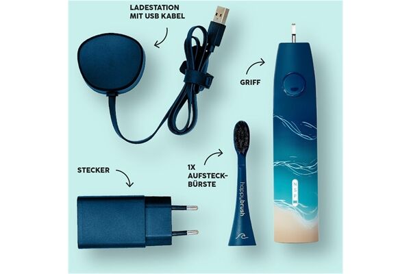 happybrush ECO VIBE 3 Starterkit Ocean
