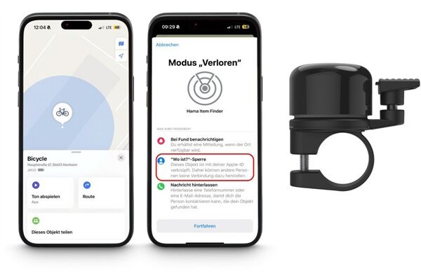 Hama Fahrradklingel AirBell Pro