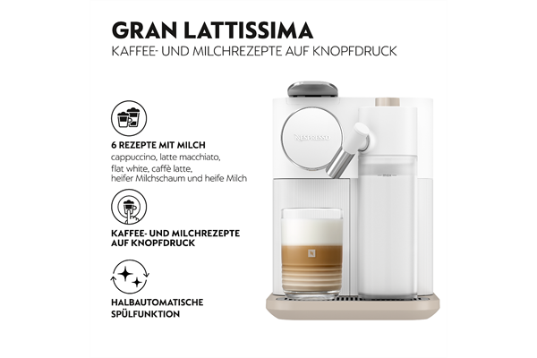 Nespresso DeLonghi EN 640.W Nespresso Latissima