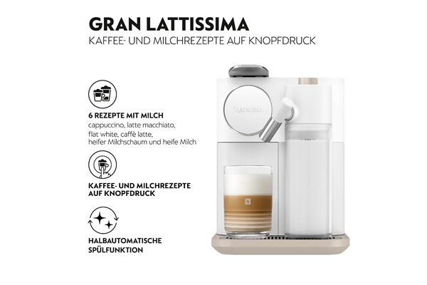 Nespresso DeLonghi EN 640.W Nespresso Latissima