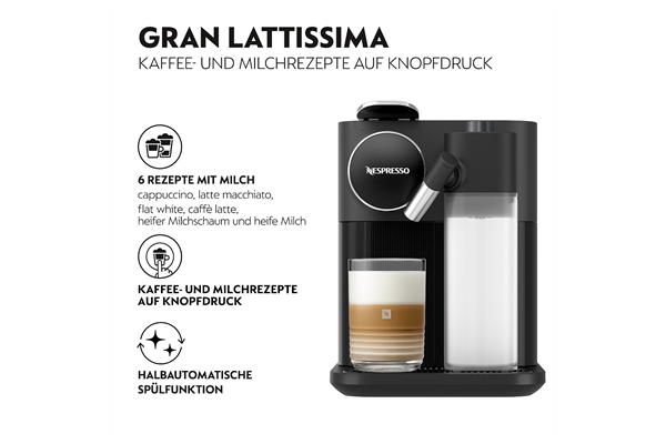 Nespresso DeLonghi EN 640.B Nespresso Latissima