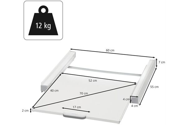 Xavax 111363 ZWISCHENBAUS.M.PL.1/S MB5 Weiss