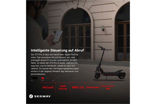 Ninebot by Segway eKickScooter ZT3 Pro D