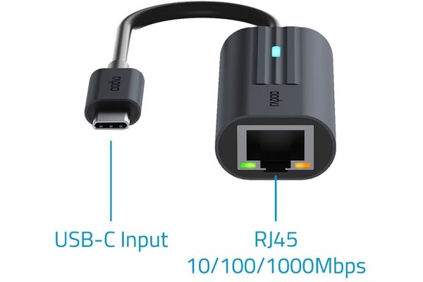 Rapoo USB-C>Gigabit LAN Adapter
