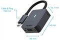 Rapoo USB-C>VGA Adapter