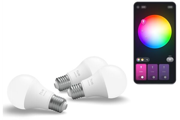 hue White & Col. Amb. E27 3er Set