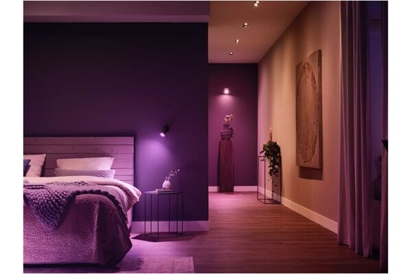 hue White & Col. Amb. GU10 3er