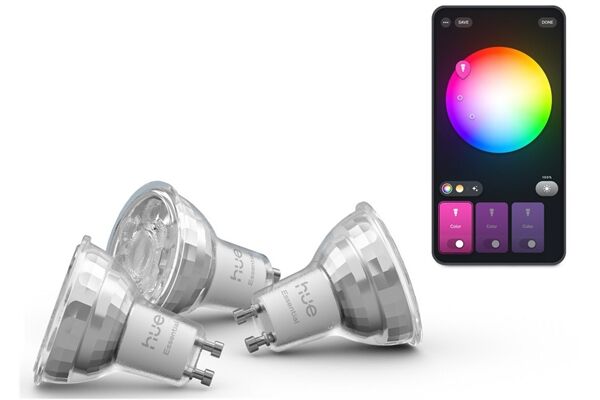 hue White & Col. Amb. GU10 3er Set