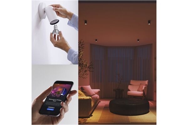 hue White & Col. Amb. GU10 3er Set